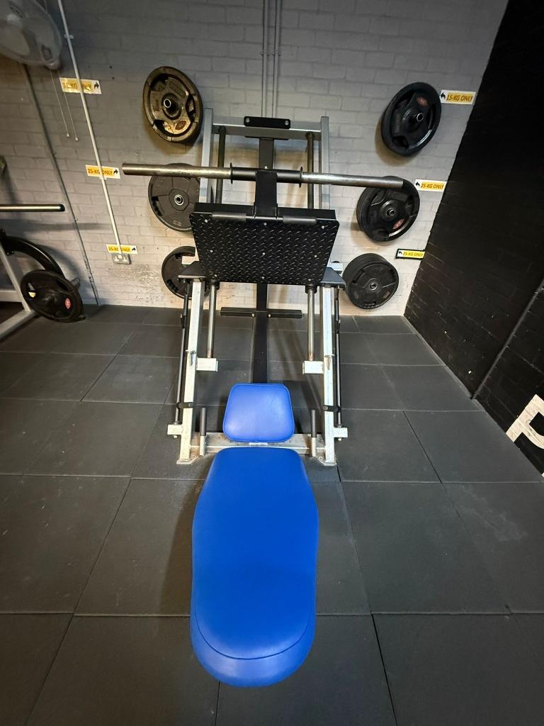 Plate Loaded Krachtapparatuur, Sport en Fitness, Ophalen, Overige materialen, Benen, Gebruikt