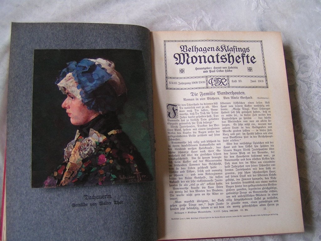 antiek boek Velhage & Klafings Monatshefte nr YY 296, Antiek en Kunst, Antiek | Boeken en Bijbels, Verzenden