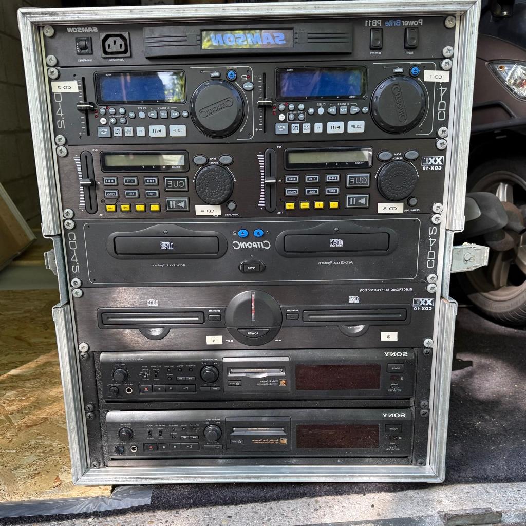 Audioset in flightcase, Ophalen, Gebruikt, Dj-set, Overige merken