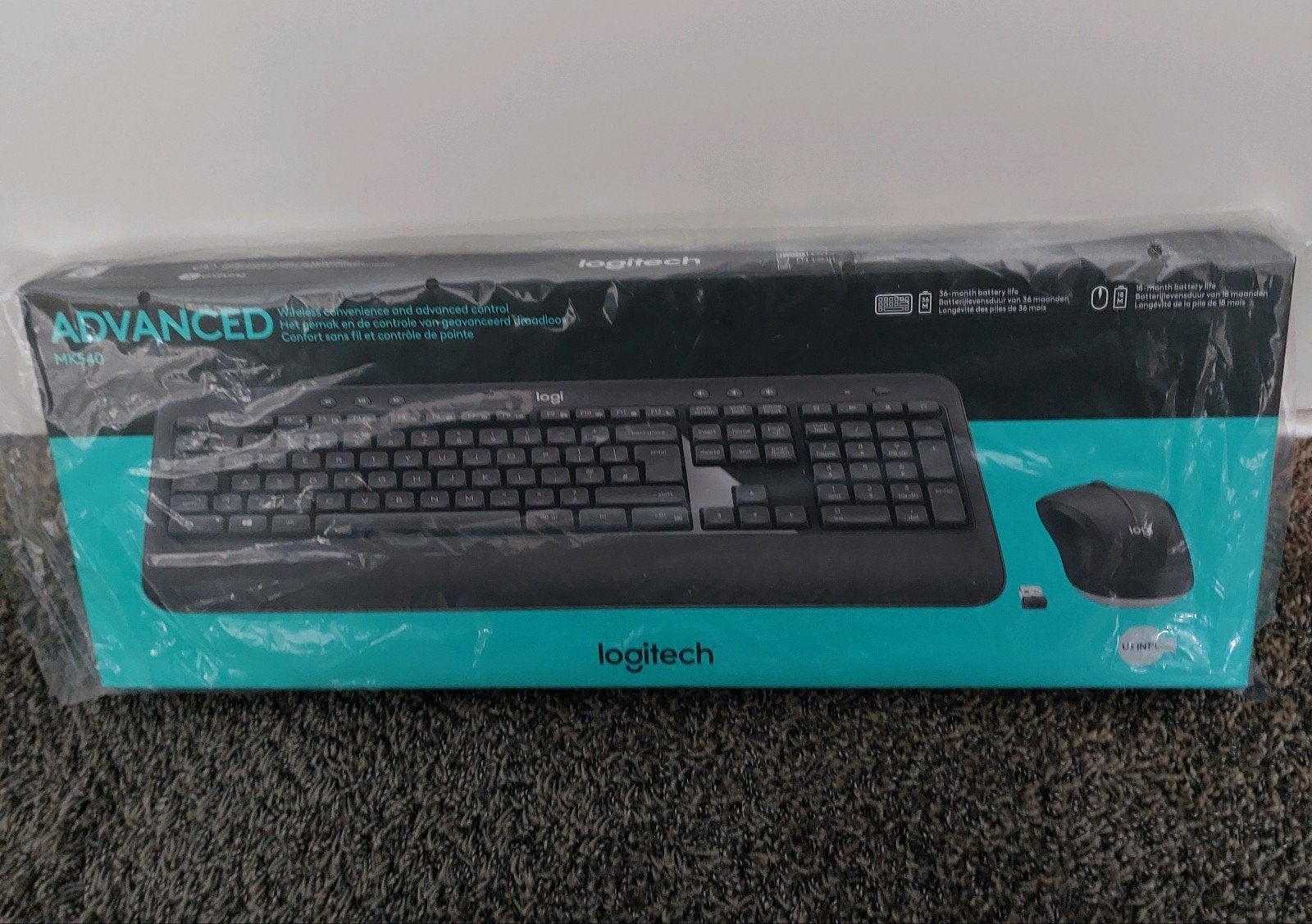 "Nieuw" Logitech Draadloze Toetsenbord en Muis, Nieuw, Ophalen of Verzenden, Draadloos, Logitech Advanced MK540