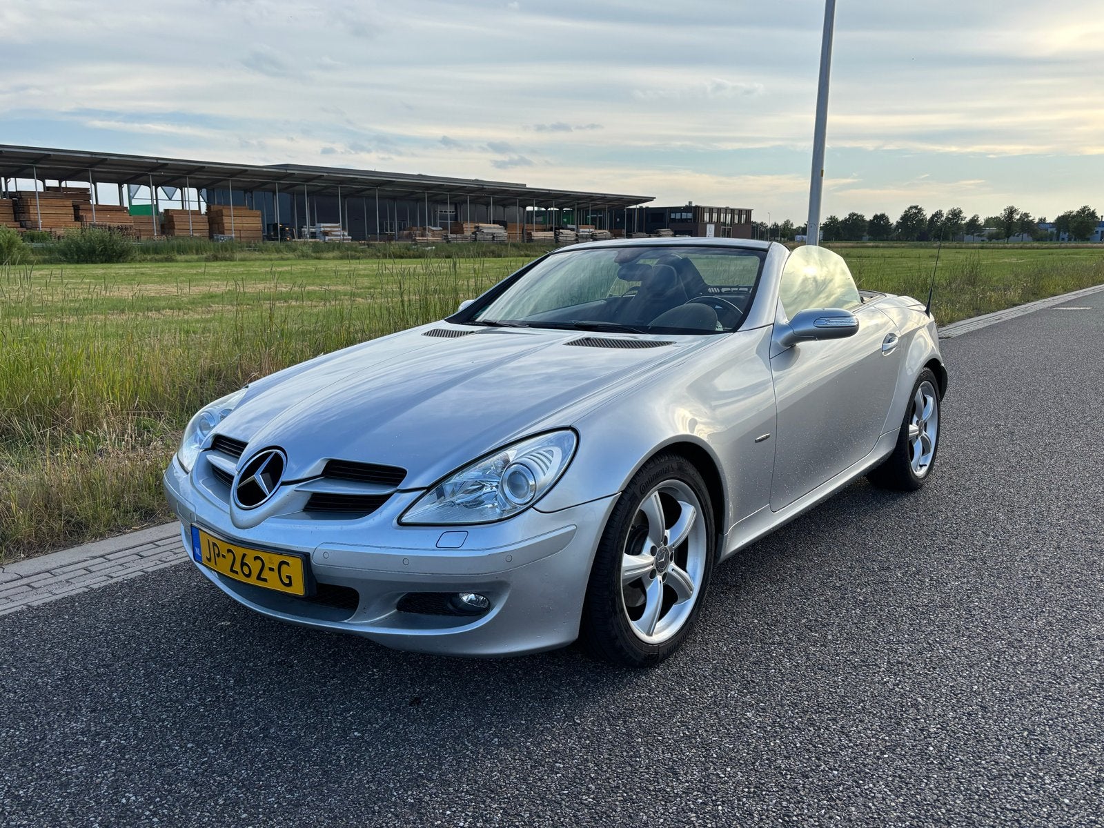 Mercedes-Benz SLK 3.0 V6 Slk280 Roadster Automaat, Auto's, Mercedes-Benz, Achterwielaandrijving, Zwart, Cabriolet, Automatische klimaatregeling