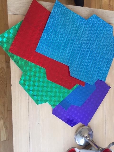 presentatiemapjes hologram 32x22 cm div. kleuren,5 voor1euro, Ophalen of Verzenden, Nieuw, Papier of Karton, Knutselmateriaal