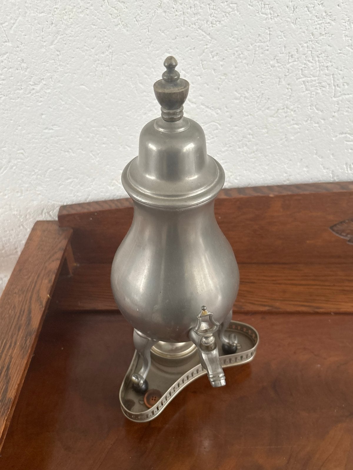Antieke theeketel met thee servies, Antiek en Kunst, Ophalen of Verzenden