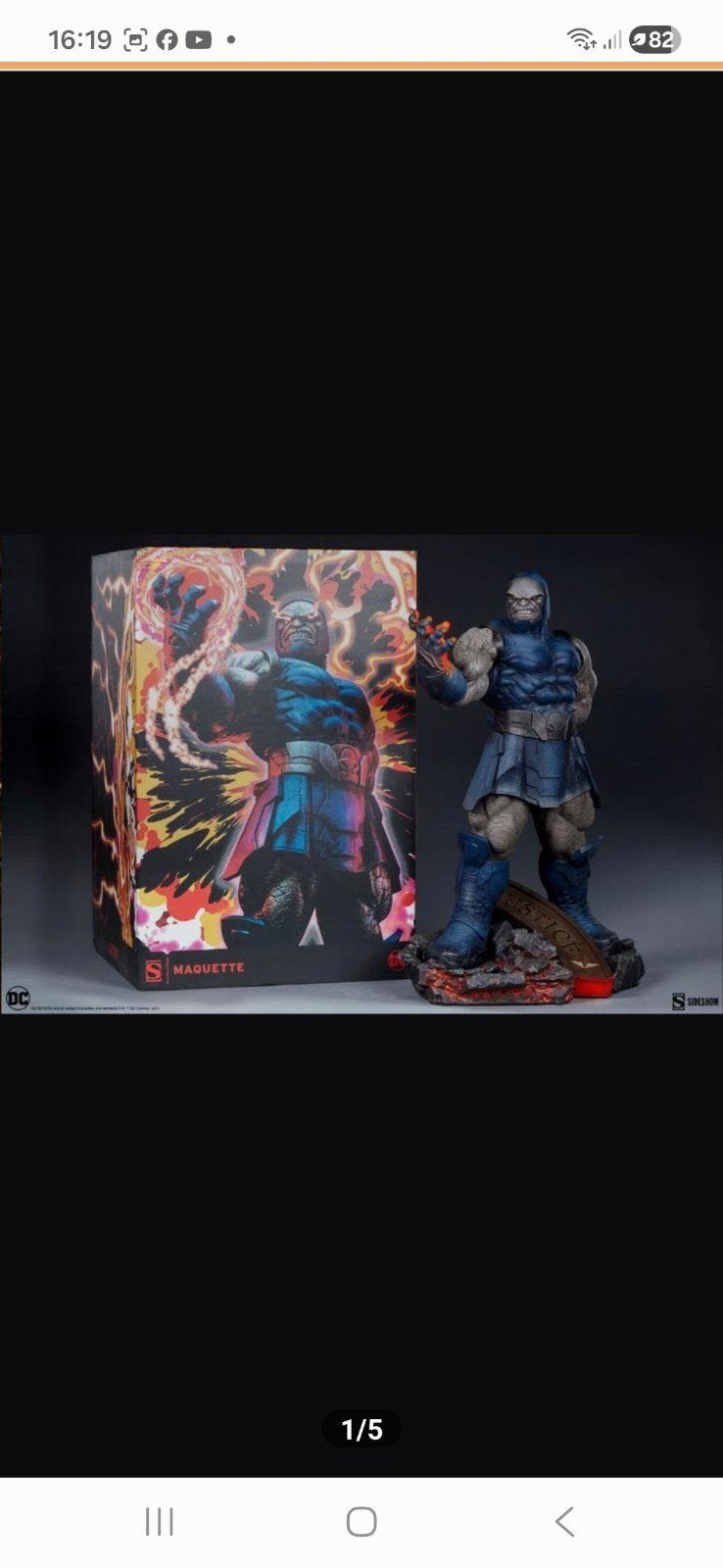 Sideshow Darkseid Maquette Exclusive - DC Comics, Ophalen of Verzenden, Zo goed als nieuw