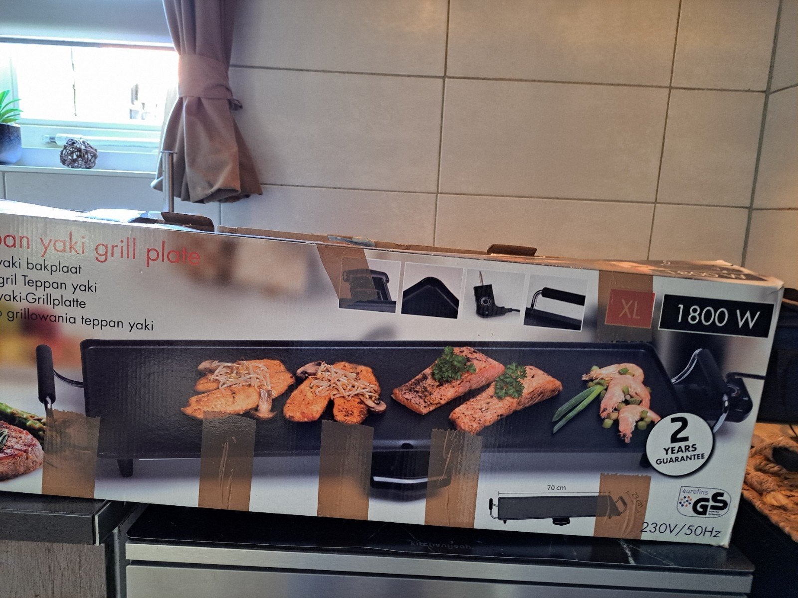 2x Teppanyaki bakplaat / gourmetplaat - Tomado & Cuisinier, Witgoed en Apparatuur, Onderdelen en Toebehoren, Ophalen of Verzenden