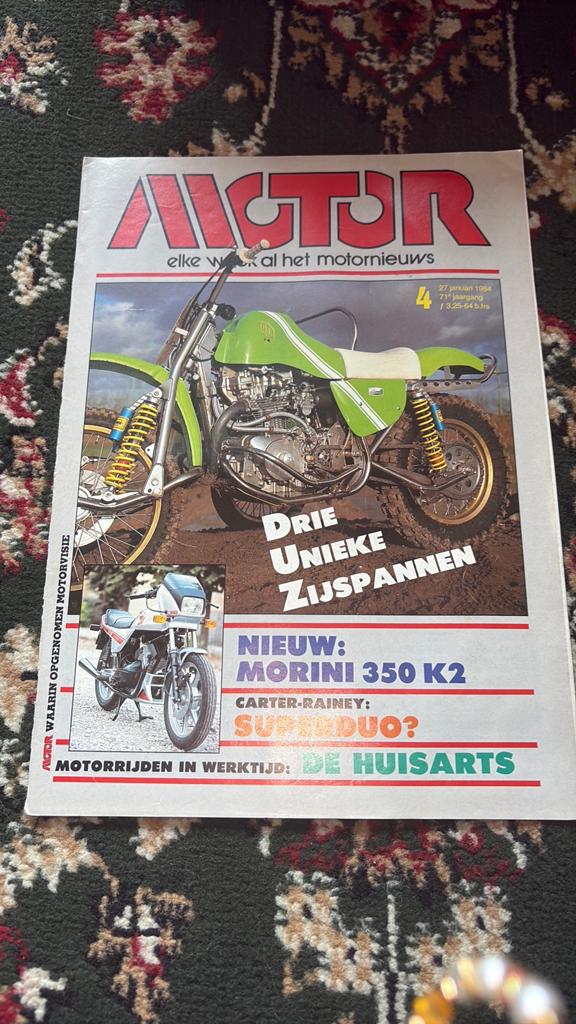 Motor Magazine 1984 - Drie Unieke Zijspannen, Ophalen of Verzenden, Gelezen, Algemeen
