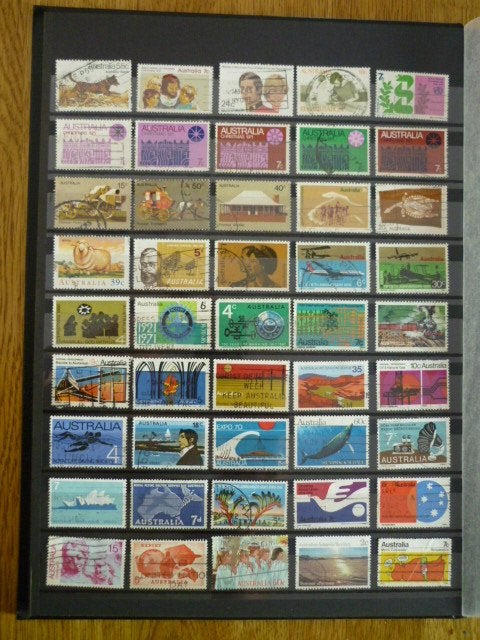 Album New Zealand en Australie gestempeld ca. 400 zegels, Postzegels en Munten, Postzegels | Volle albums en Verzamelingen, Ophalen of Verzenden