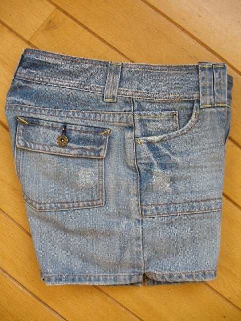 STX WOMAN spijker short bermuda maat 36, Kleding | Dames, Spijkerbroeken en Jeans, Blauw, Ophalen of Verzenden, Zo goed als nieuw