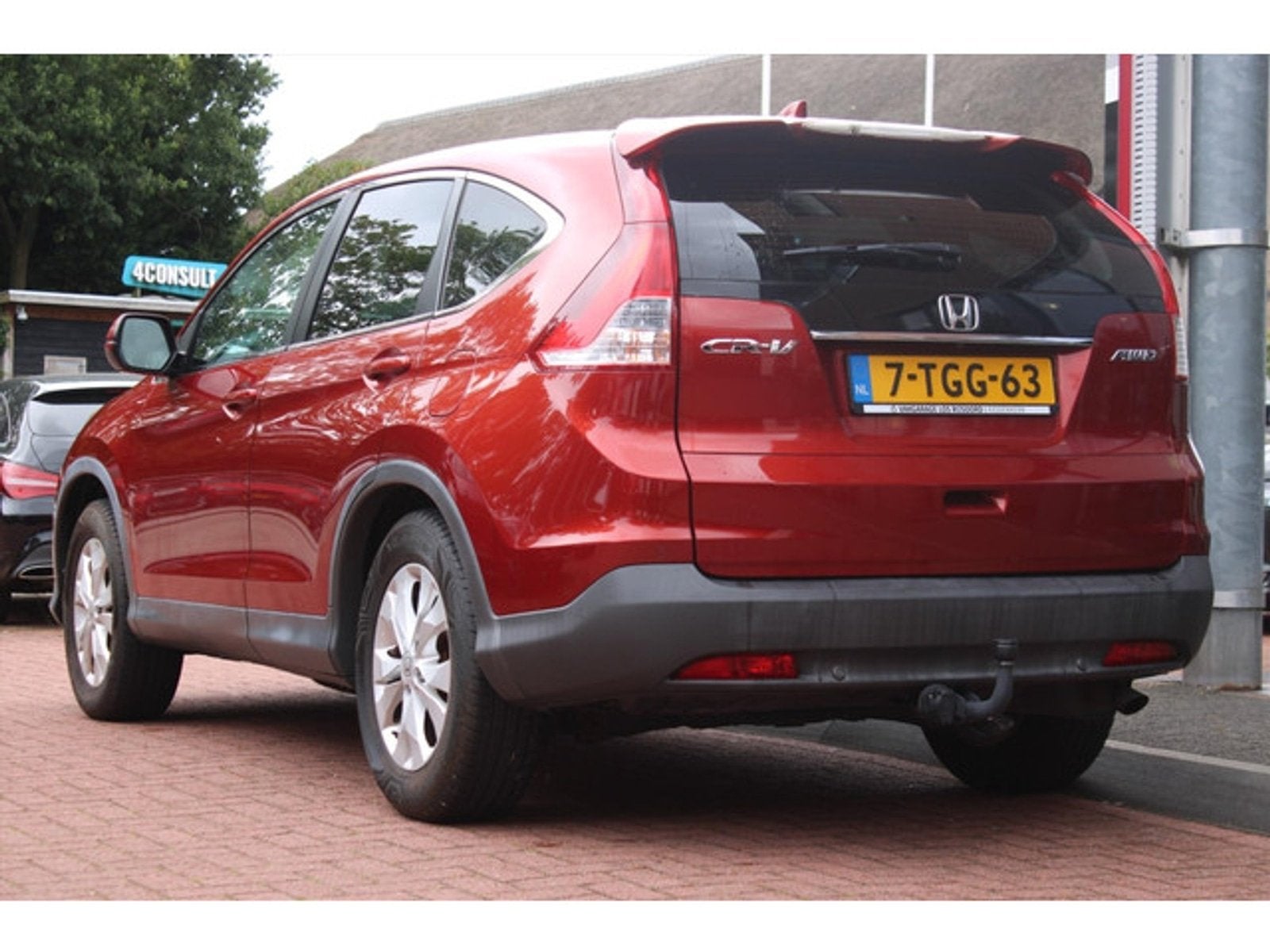 Honda CR-V 2.0 AWD *Elegance* | Trekhaak | Camera | Cruise &, Auto's, Euro 5, Stof, Gebruikt, Zwart