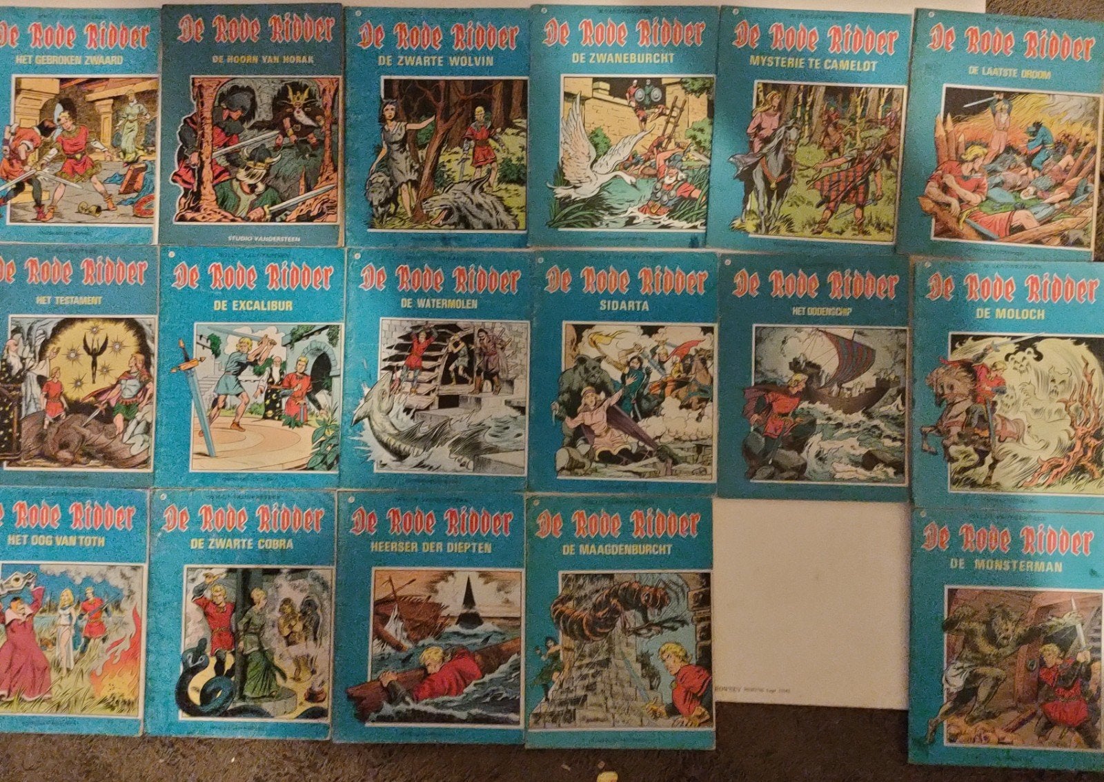 De Rode Ridder stripboeken - Diverse titels (€1- per stuk ), Meerdere stripboeken, Ophalen of Verzenden, Gelezen