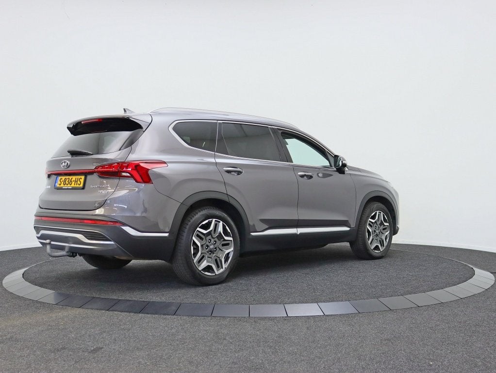 Hyundai Santa Fe 1.6 T-GDI HEV Premium 7-zits | Trekhaak 1.6, Auto's, Gebruikt, 4 cilinders, 2 kWh, Bedrijf