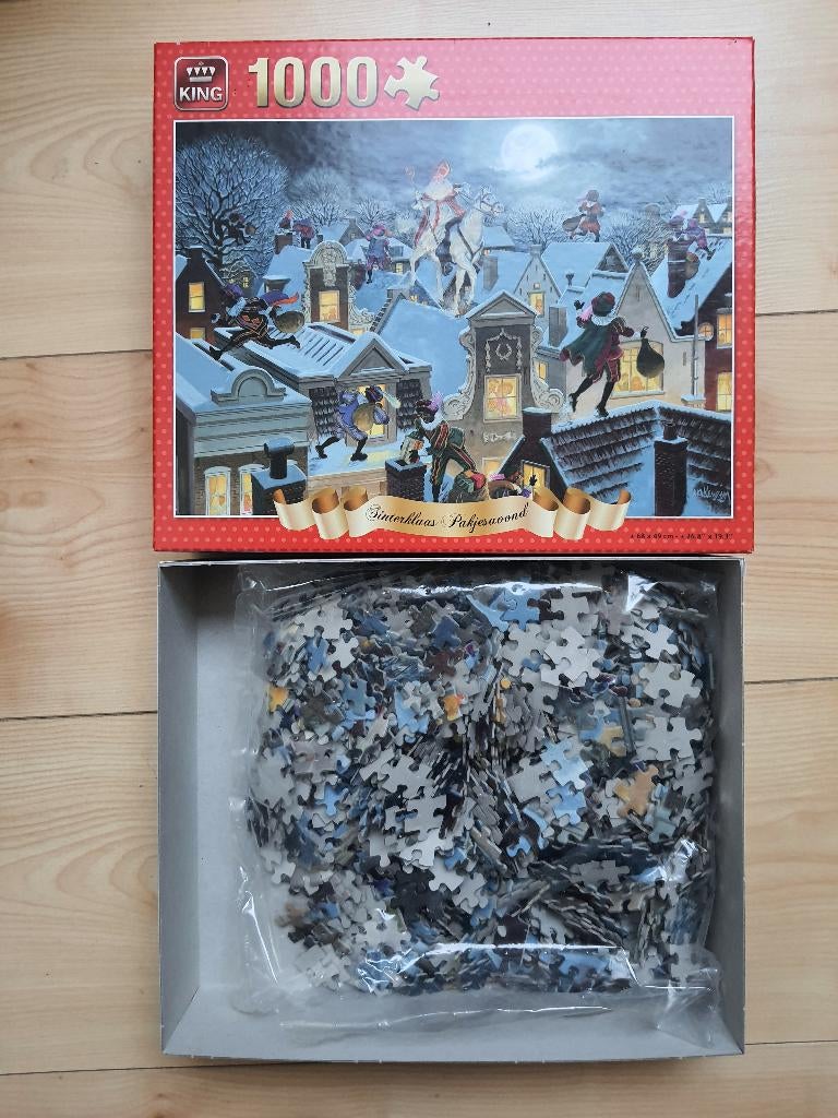 King sinterklaas puzzel pakjesavond, Ophalen of Verzenden, Zo goed als nieuw