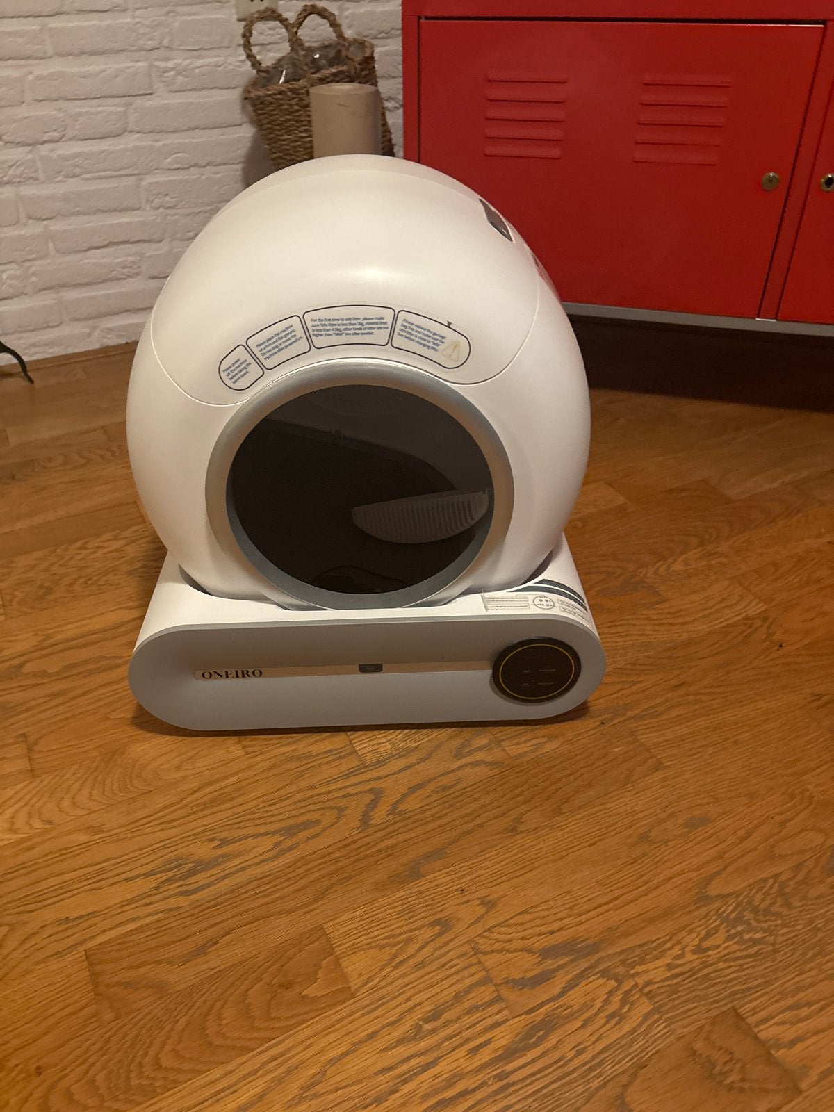 Elektrische kattentoilet oneiro, Ophalen, Gebruikt