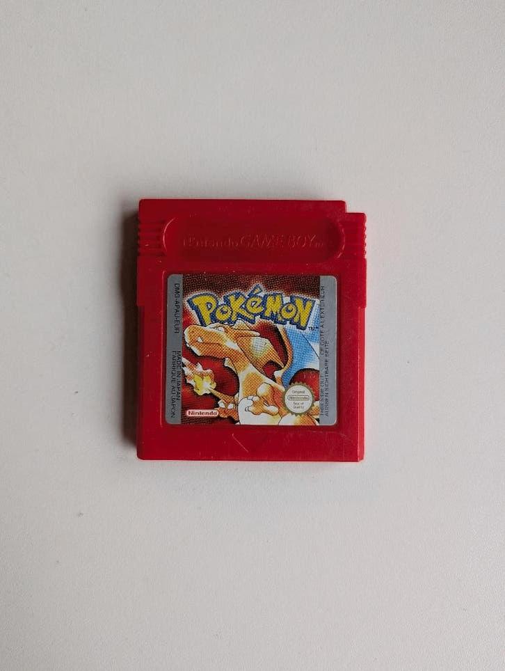 Pokemon red / rood met werkende save batterij GB, Spelcomputers en Games, Avontuur en Actie, 1 speler, Ophalen of Verzenden, Zo goed als nieuw