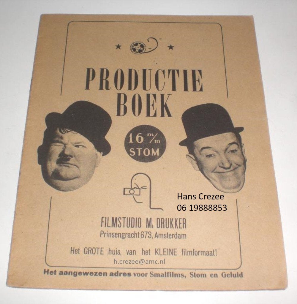 zoek oud catalogus productieboek boek filmstudio max drukker, Boeken, Catalogussen en Folders, Gelezen, Max Drukker, Ophalen of Verzenden