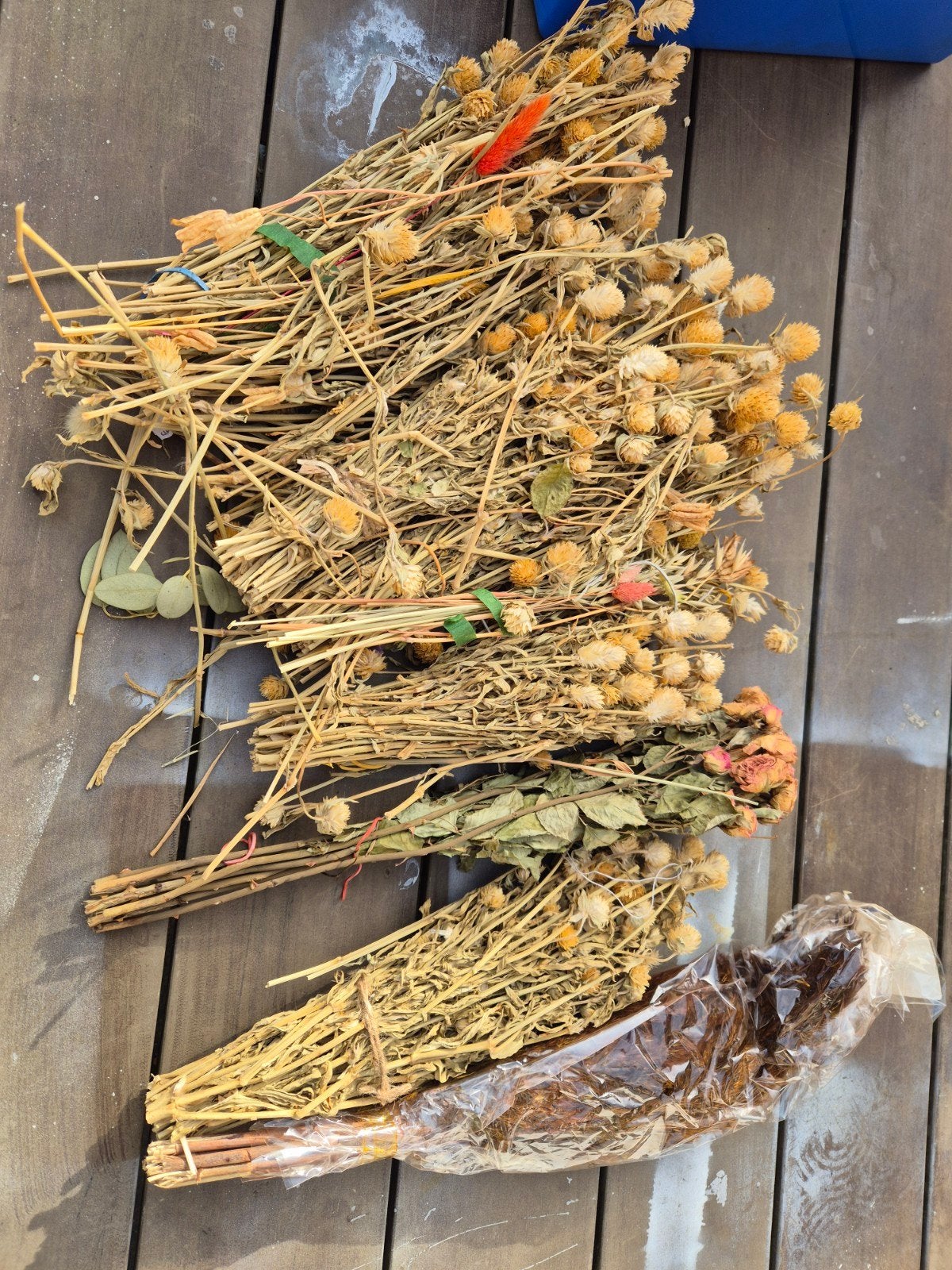 Gedroogde bloemen en takken voor decoratie, Ophalen of Verzenden, Gebruikt