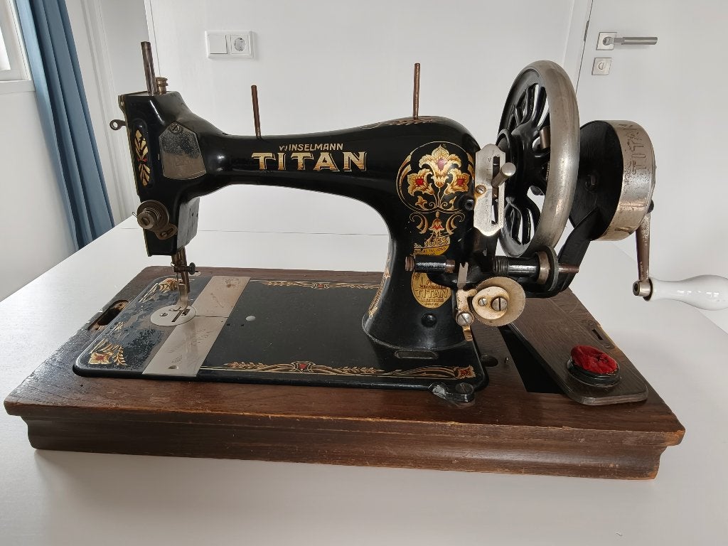 Naaimachine - oud - vintage, Antiek en Kunst, Ophalen