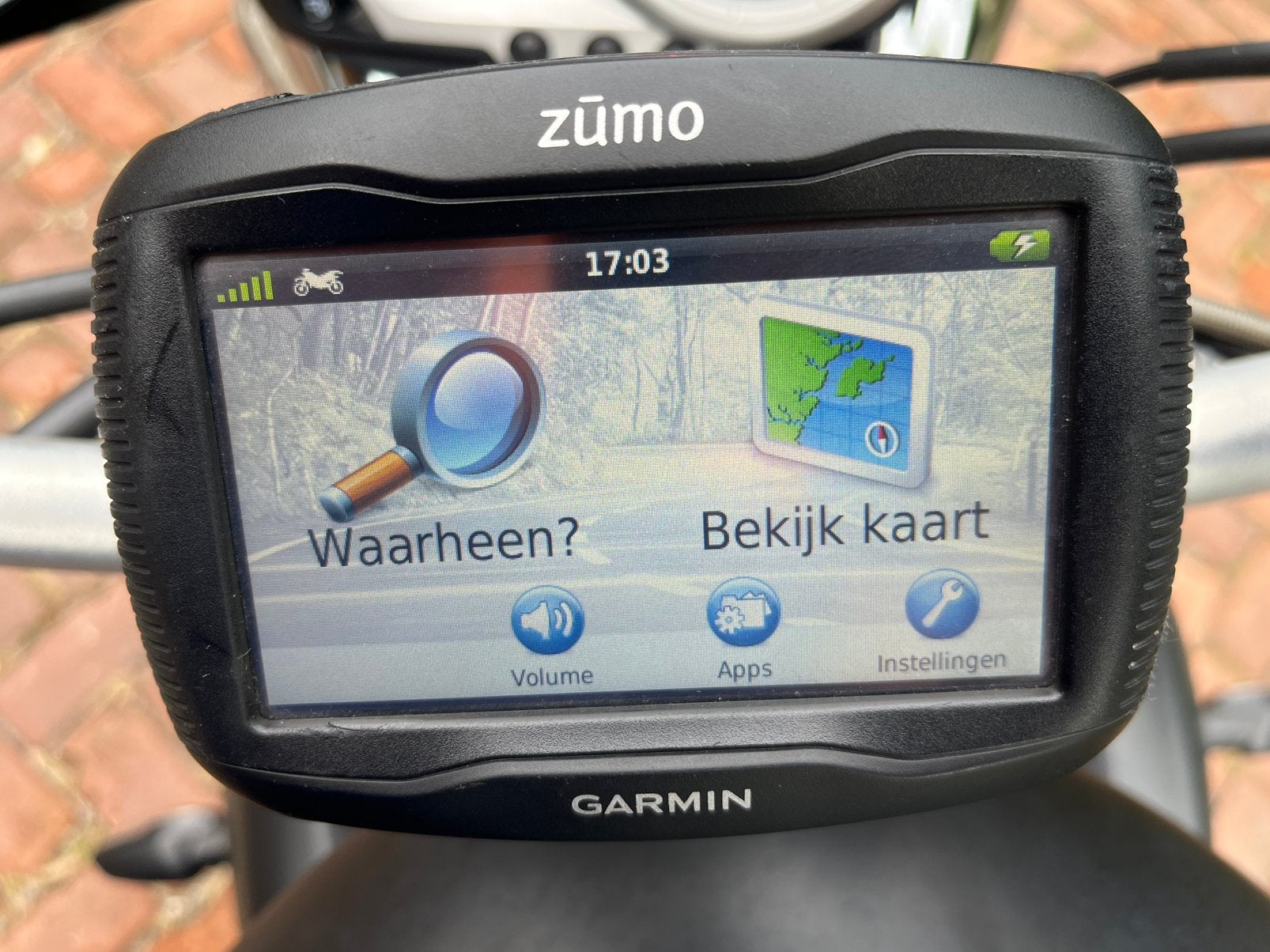 Garmin zumo 390LM., Motoren, Ophalen of Verzenden, Gebruikt