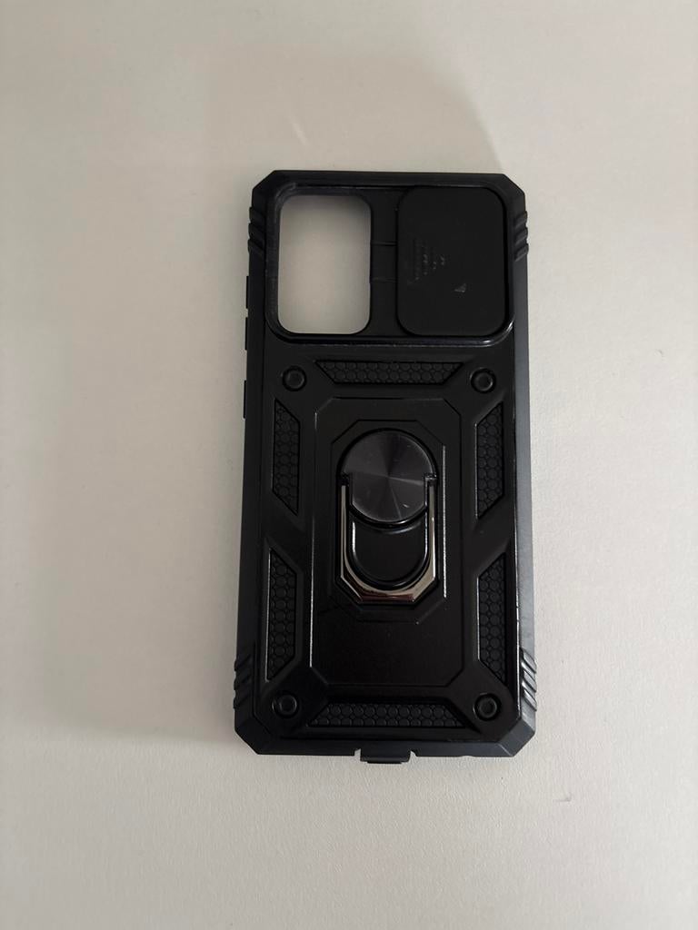 Stevig Samsung Galaxy A52 hoesje met camera cover en ring, Verzenden, Zo goed als nieuw, Overige modellen, Hoesje of Tasje