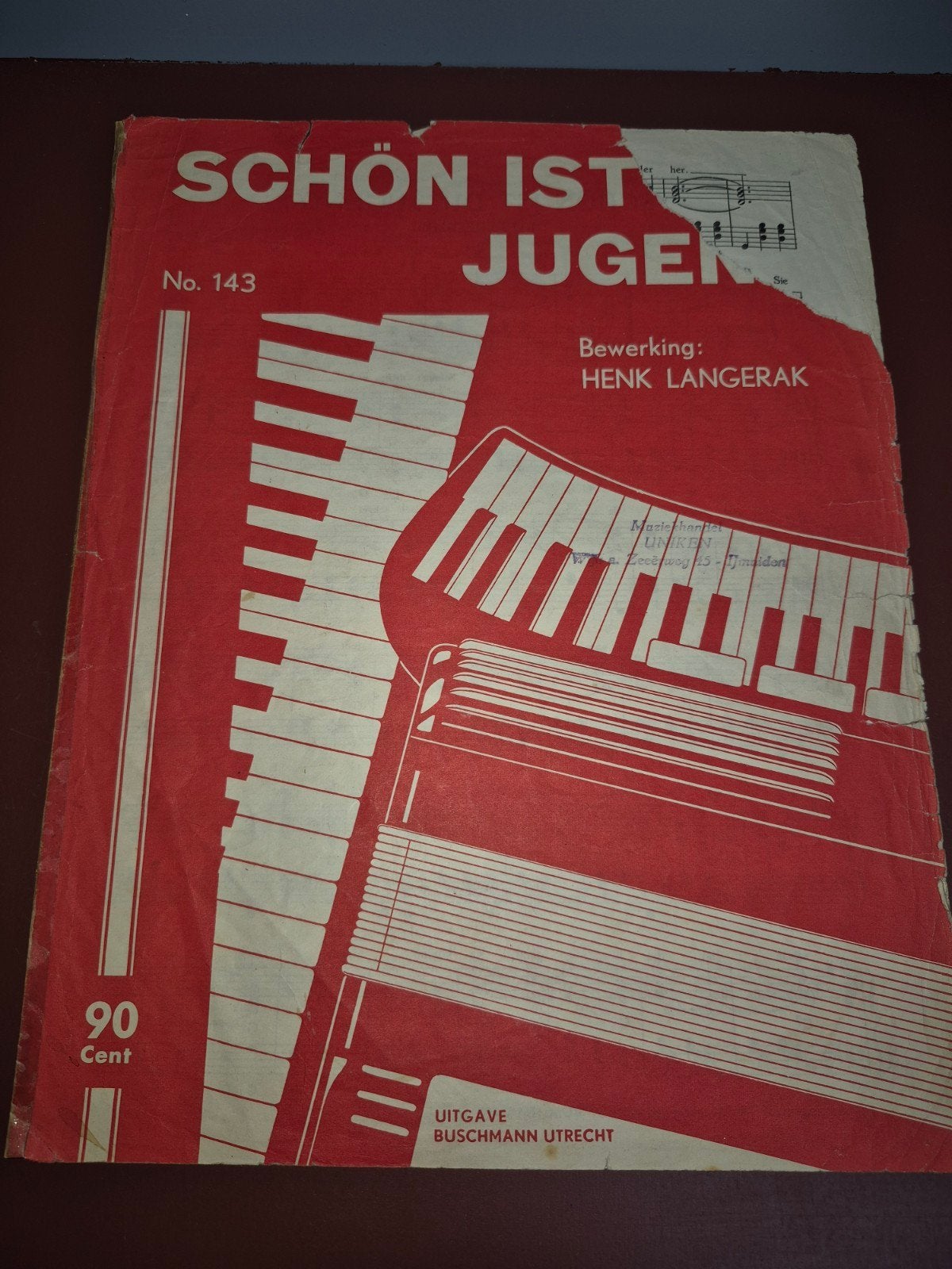 Schön ist die Jugend - Muziekblad Henk Langerak, Ophalen of Verzenden