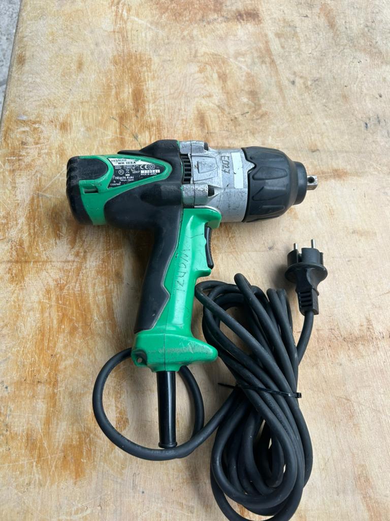 Hitachi WR 16SA Slagmoersleutel - 480W - Gebruikt, Ophalen of Verzenden, Gebruikt, 400 tot 600 watt, Overige typen