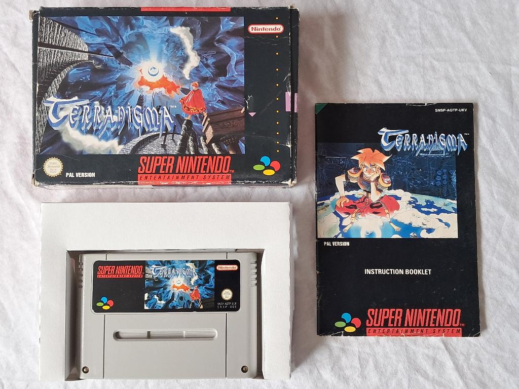 Terranigma / Engelstalige EUR versie - SNES Super Nintendo, Avontuur en Actie, Gebruikt, 1 speler, Eén computer