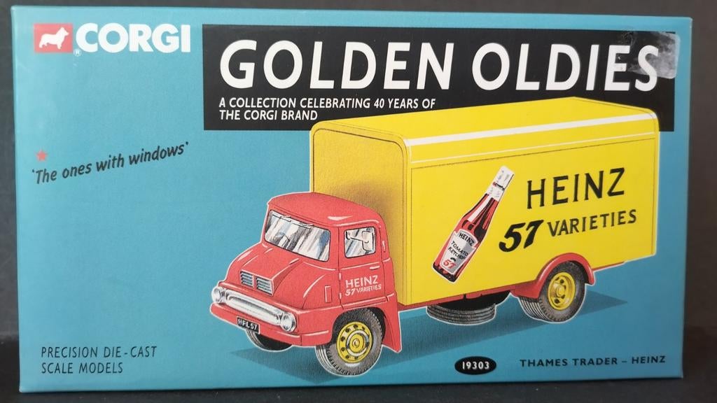Thames Trader Heinz ketchup 1:50 Corgi Golden Oldies Pol, Corgi, Corgi@corgi.co.uk, Nieuw, Ophalen of Verzenden