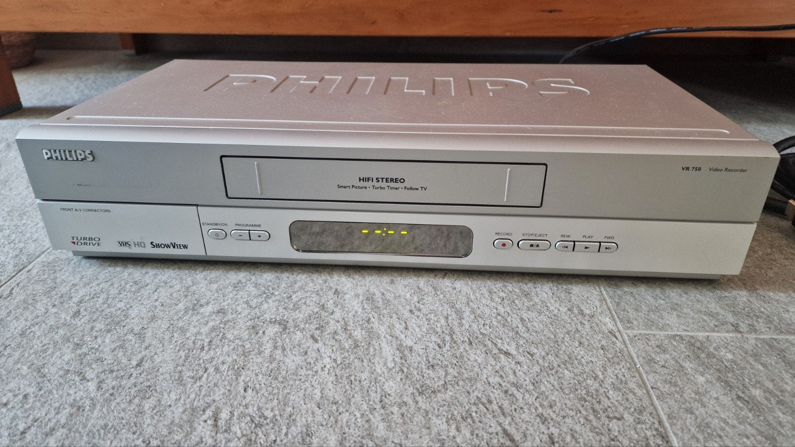 Philips VR750/02 Hi-Fi Stereo VHS-videorecorder (6 koppen), Ophalen of Verzenden