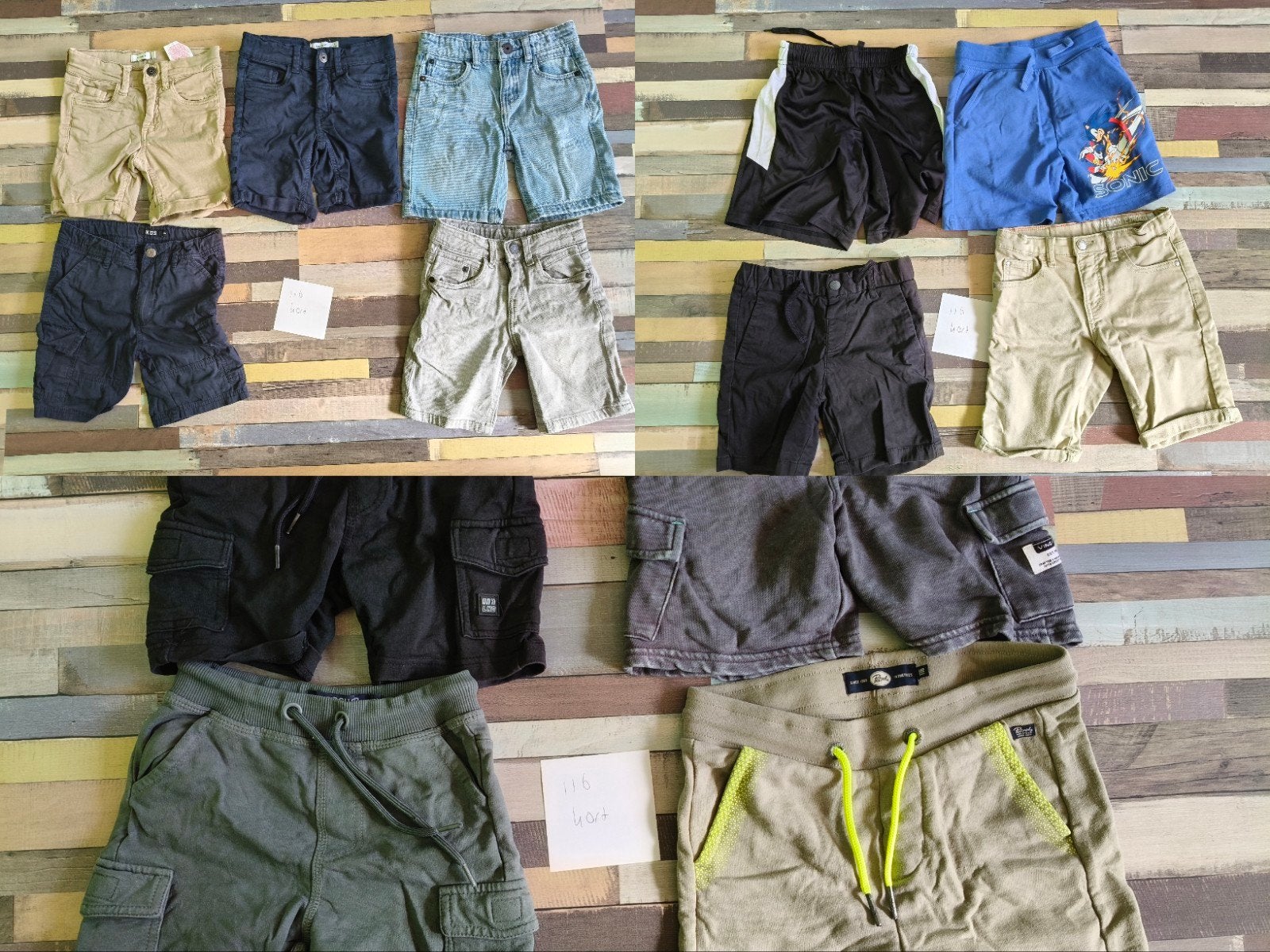 Korte broeken jongens maat 116., Ophalen of Verzenden, Zo goed als nieuw, Maat 116