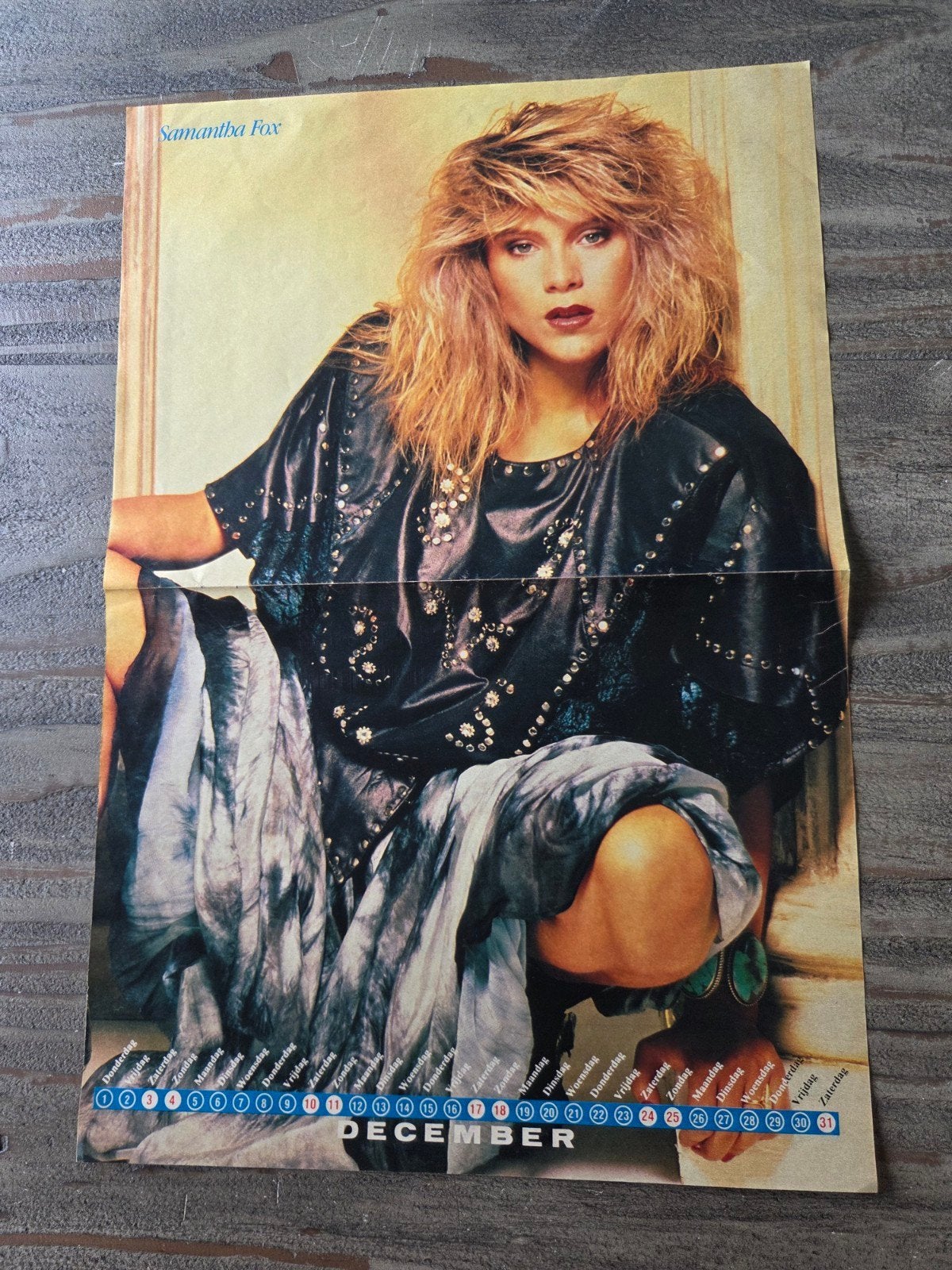 Samantha Fox Poster, Ophalen of Verzenden, Zo goed als nieuw, A1 t/m A3, Muziek
