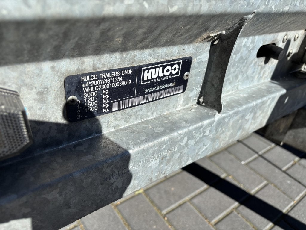 Hulco Carrax autoambulance oprijwagen aanhanger 2022, Auto diversen, Gebruikt