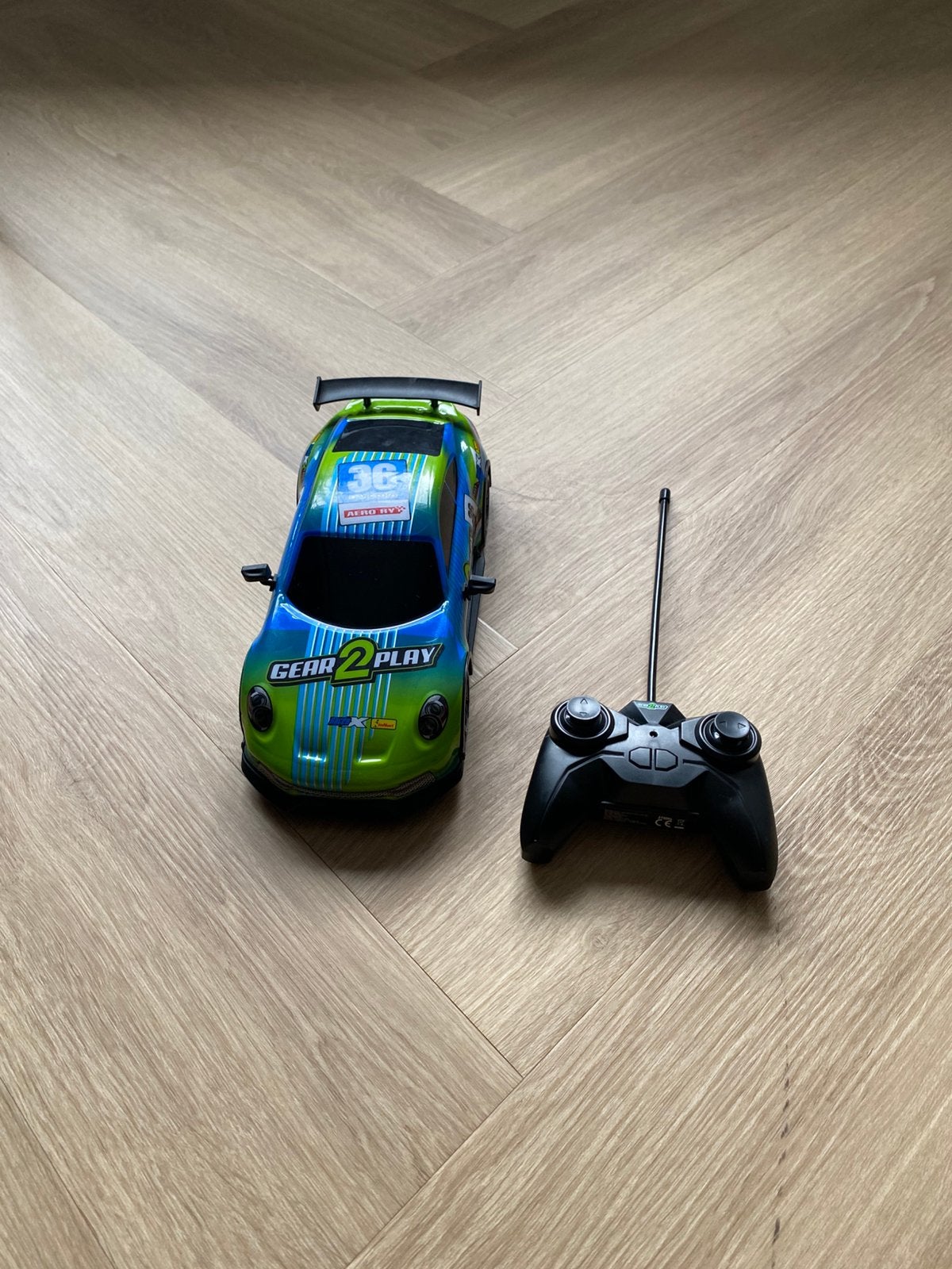 Bestuurbare raceauto, Ophalen, Gebruikt, Afstandsbediening