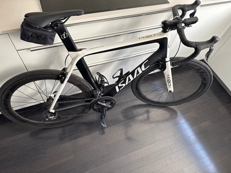 Isaac Meson racefiets - Ultegra Di2 - Carbon wielen, Fietsen en Brommers, Fietsen | Racefietsen, 28 inch, Gebruikt, Carbon, 57 tot 61 cm