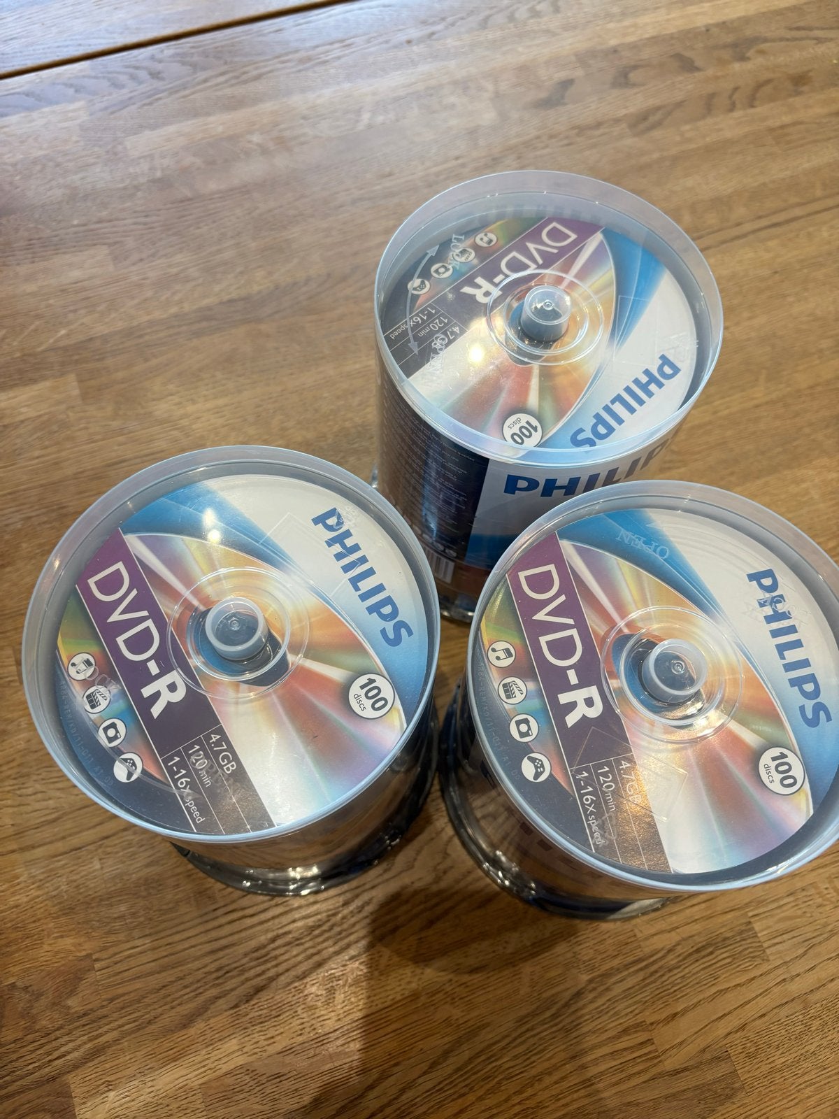 320+ Philips DVD-R schijven nieuw in spindel, Ophalen, Nieuw, Dvd, Op spindel