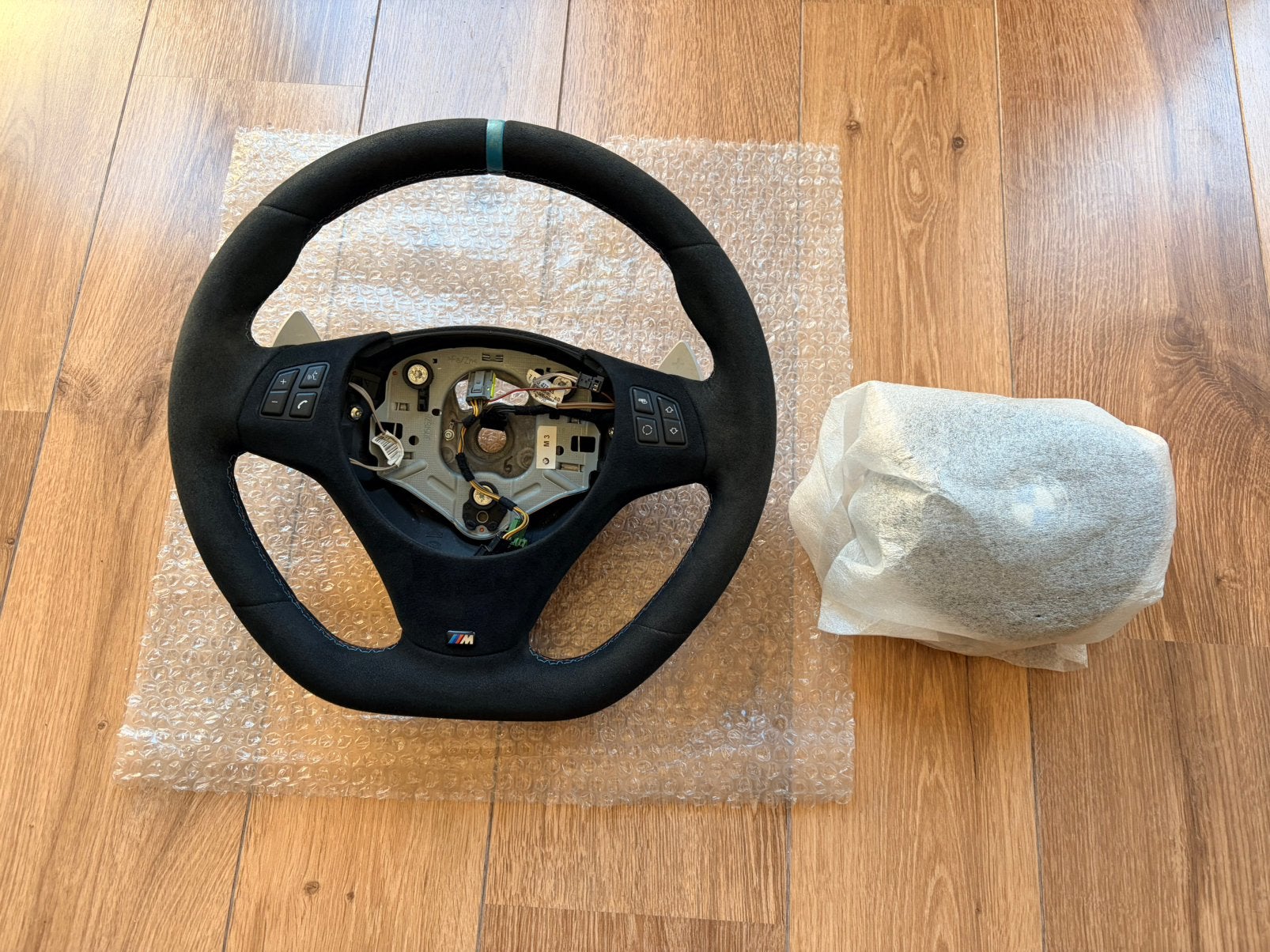 Bmw m3 stuur flippers e90 e91 e92 e93 e87 e88 e82 e81, Ophalen of Verzenden, Gebruikt, BMW