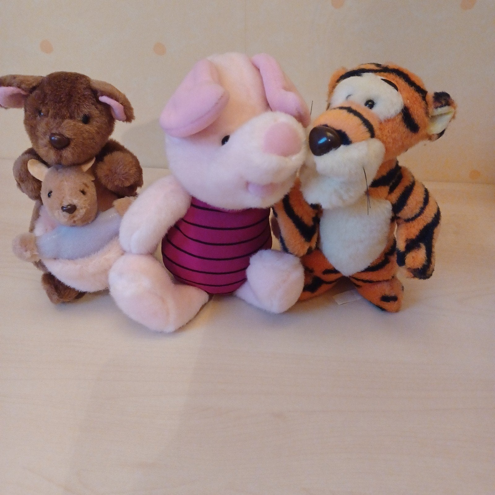 Nieuwe knuffels: Teigetje, Kangoeroe met baby en Knorretje, Kinderen en Baby's, Oranje, Disney, Disney, Overige typen