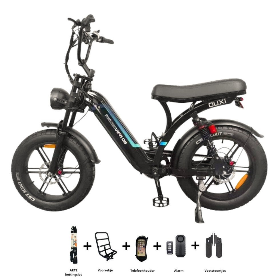 vifa o8   Fatbike -  nieuw 1km, Zo goed als nieuw, Minder dan 47 cm, 50 km per accu of meer, Ophalen