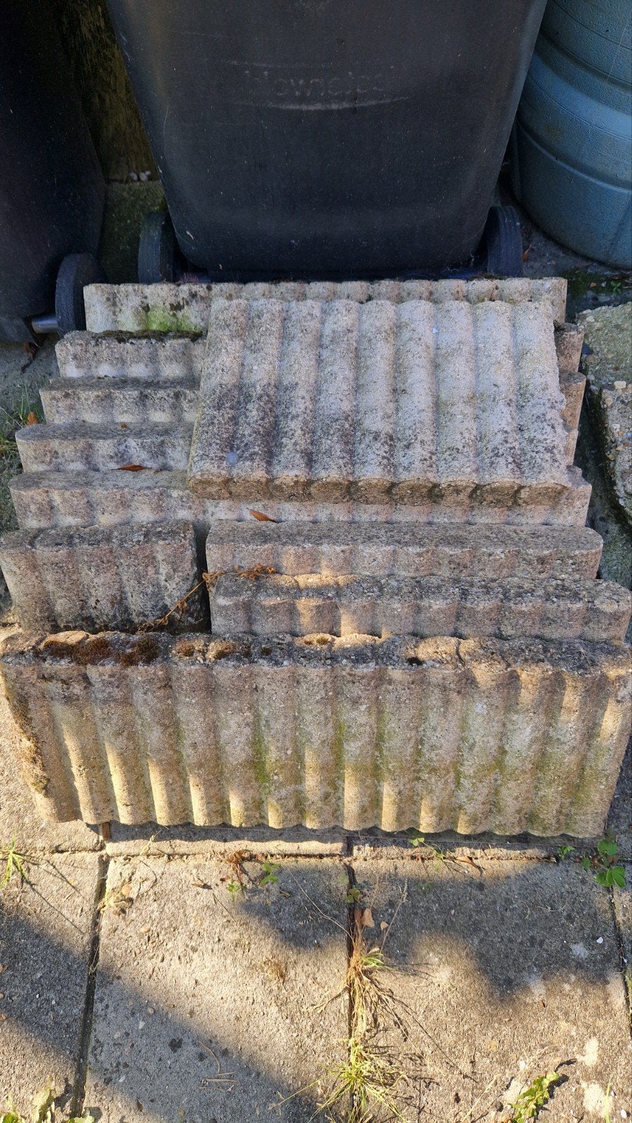 borderbanden, zand en stenen, Ophalen, Minder dan 100 cm, Minder dan 25 cm
