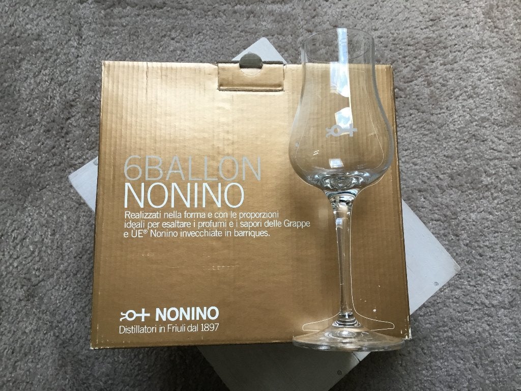 Grappa glazen met logo Nonino, Ophalen, Nieuw, Overige typen