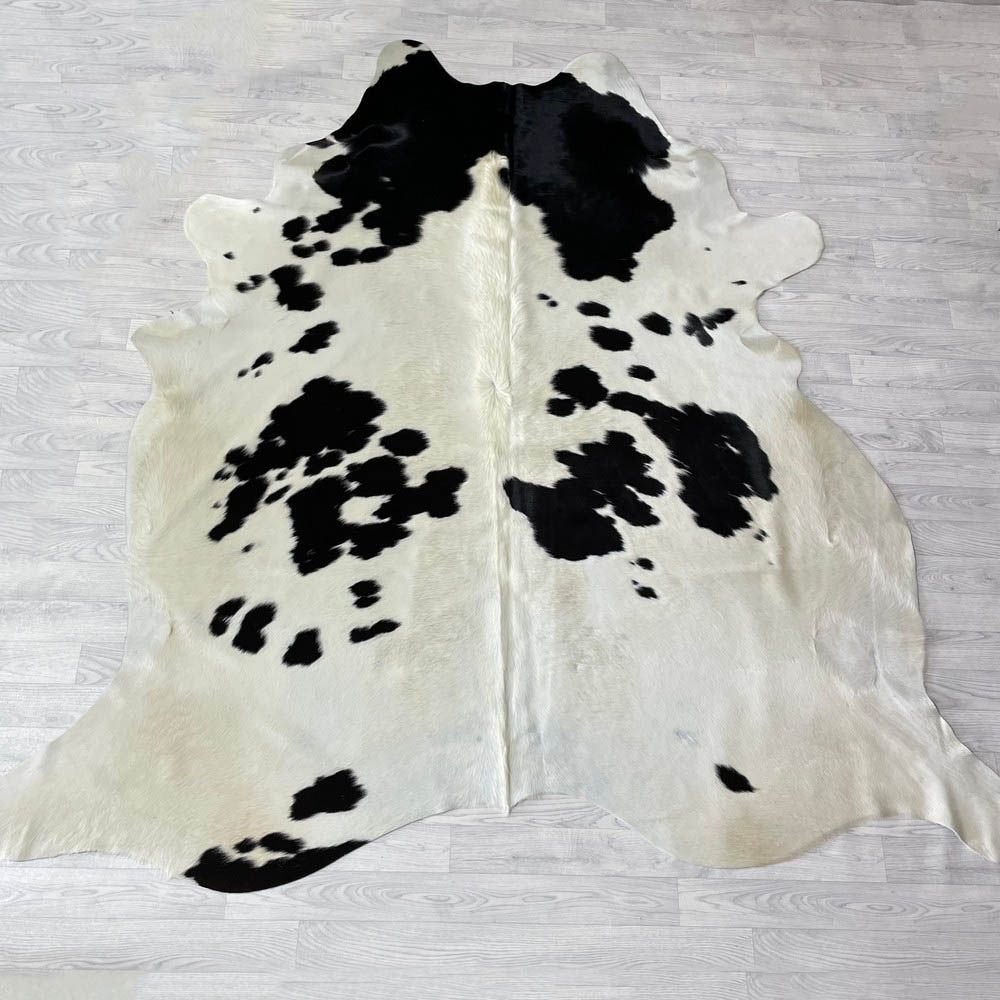 Koeienhuid zwart creme 250x235cm XL | Lederstore, Landelijk, modern, Scandinavisch, industrieel, 200 cm of meer, Overige vormen