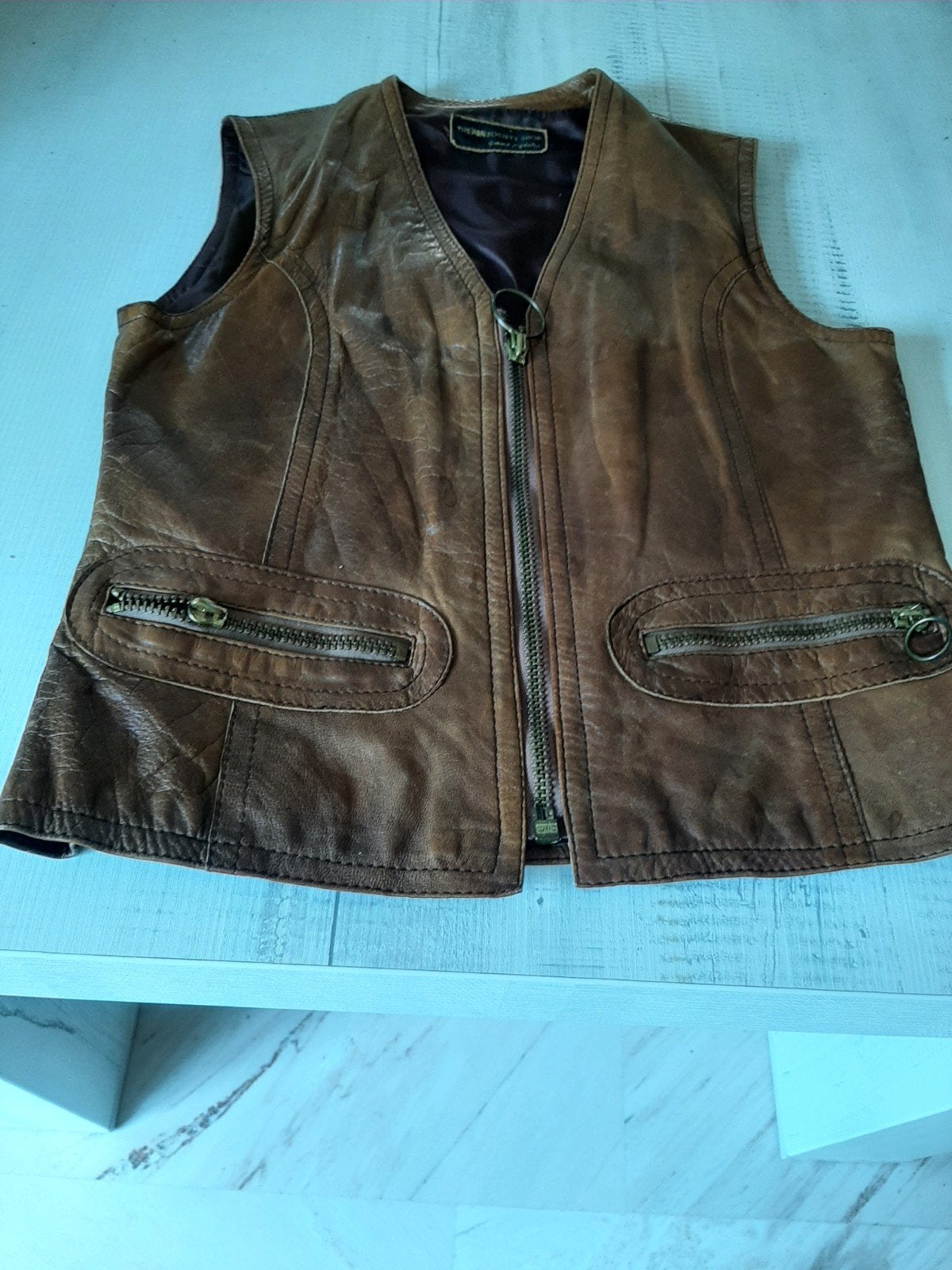 Prachtige kwaliteit echt leder herengilet maat 2., Verzenden, Zo goed als nieuw
