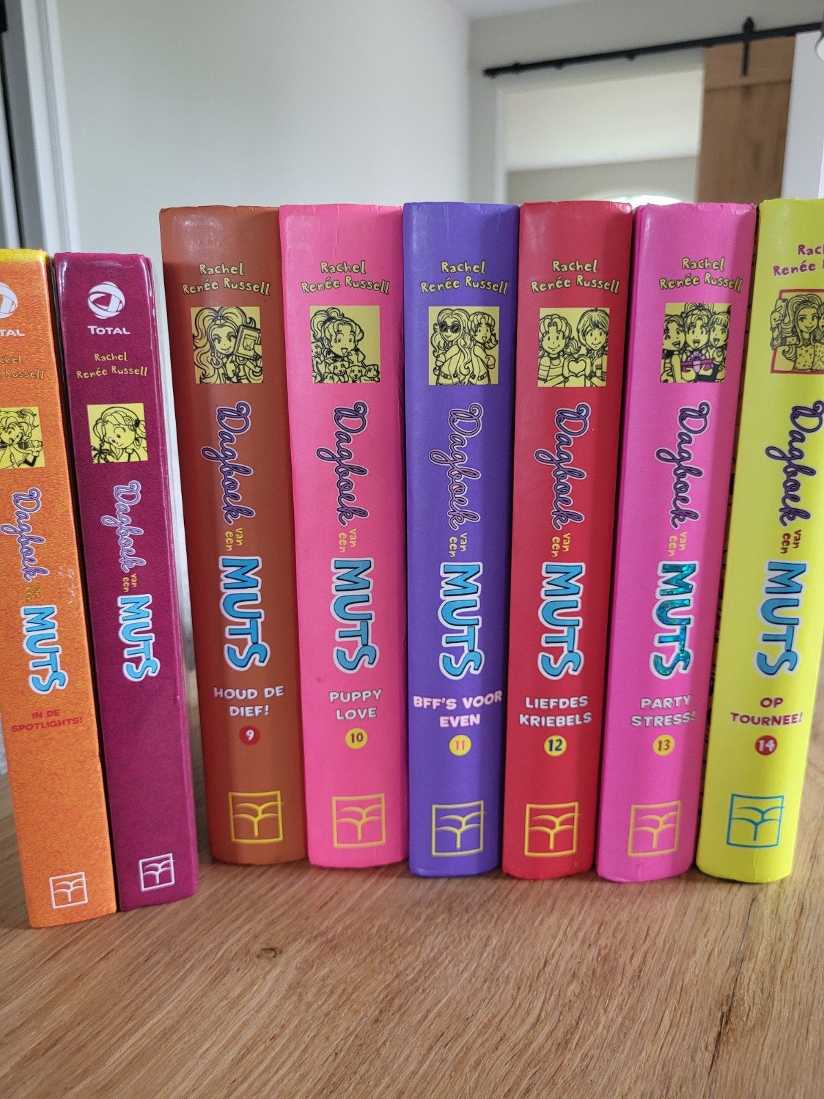 Dagboek van een Muts boekenreeks - 7 delen, Ophalen of Verzenden, Gelezen, Rachel Renée Russell, Fictie