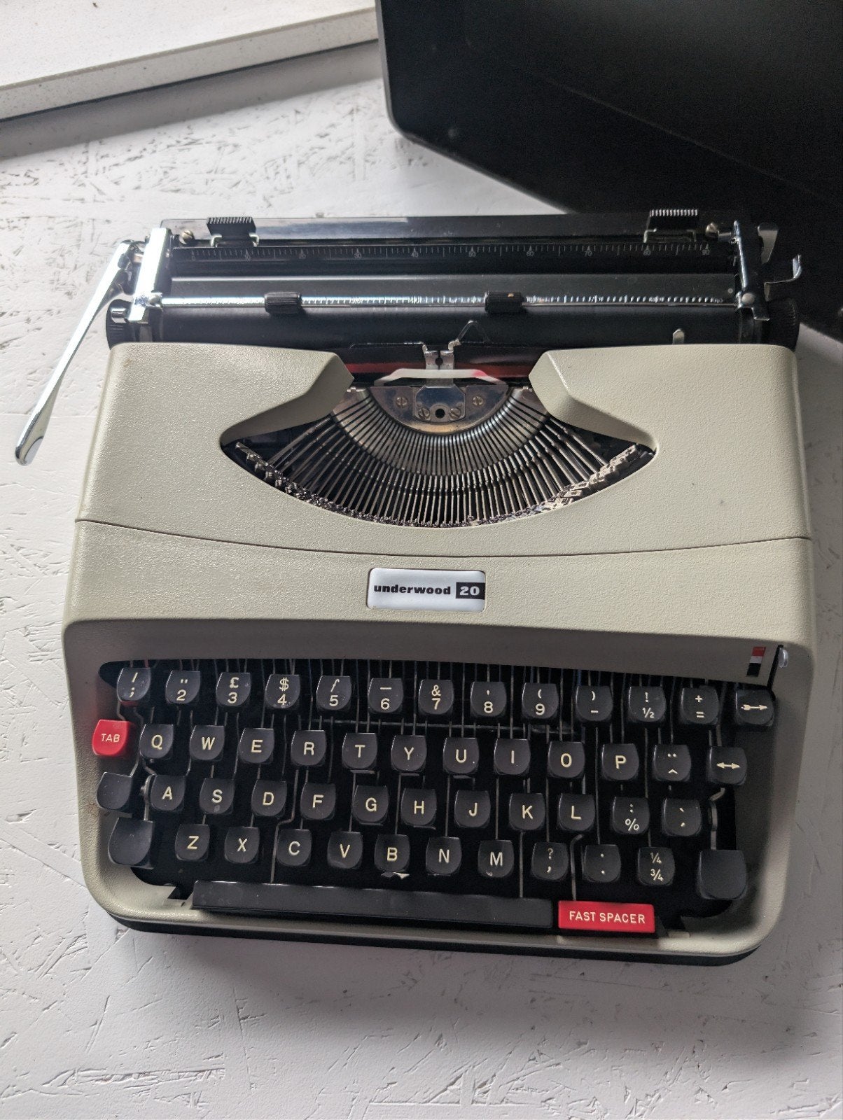 Underwood 20 draagbare typemachine, Diversen, Typemachines, Ophalen, Gebruikt
