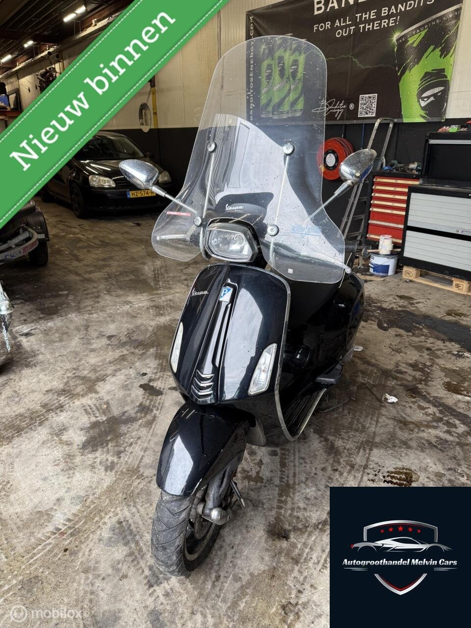Vespa Snorscooter Sprint 4T OPKNAPPER, Gebruikt, Benzine, Vespa