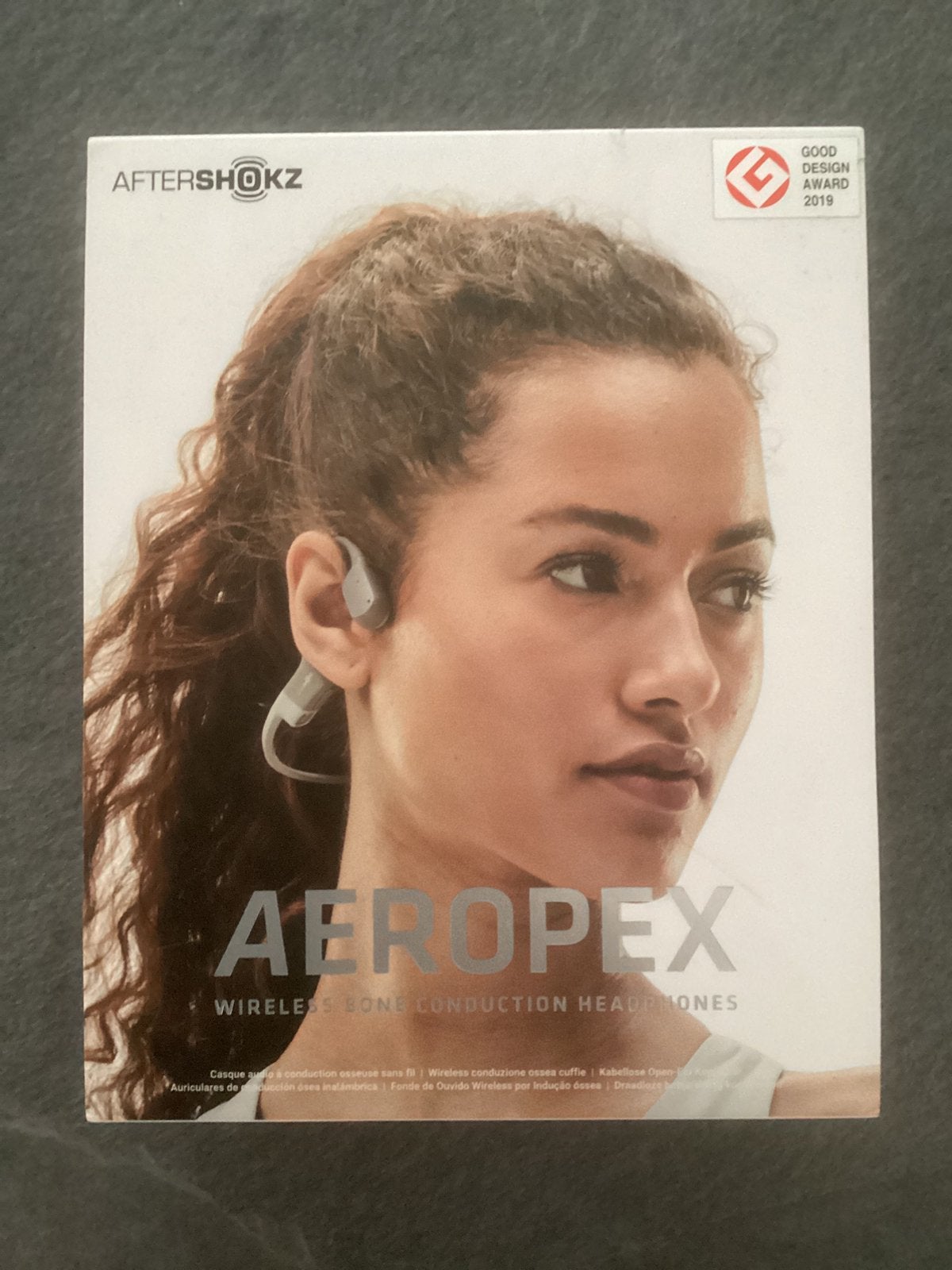 Aeropex AS800 Aftershokz  Grijs, Computers en Software, Ophalen of Verzenden, Zo goed als nieuw, Draadloos, In-ear