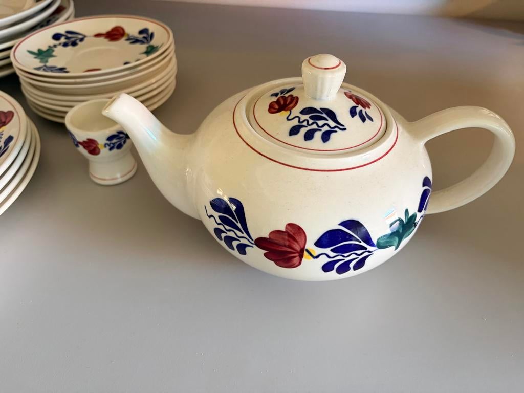 Diverse Boerenbond servies onderdelen, Ophalen, Gebruikt, Aardewerk, Boerenbont