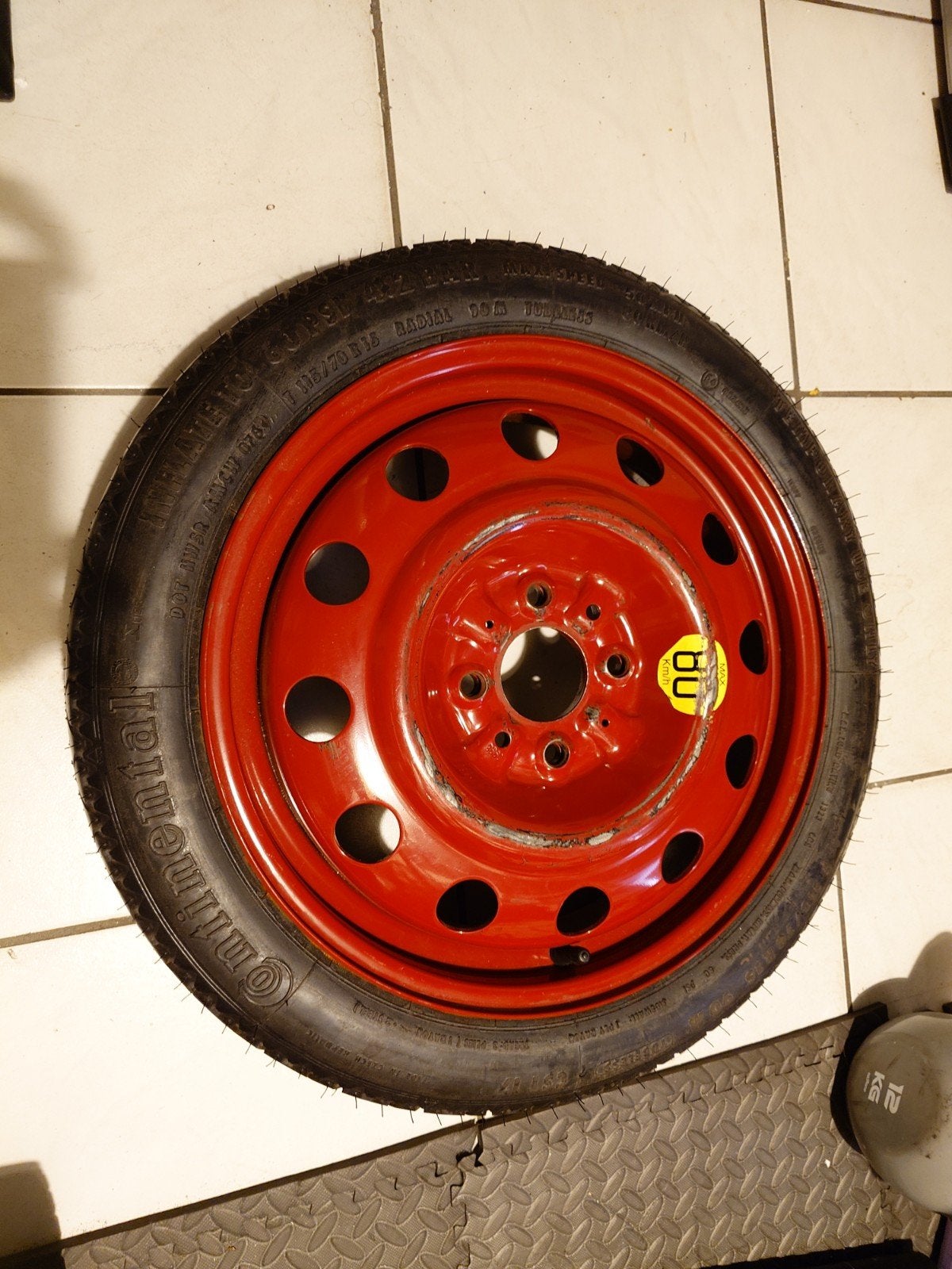 4x98 Noodwiel 115/70R15, Ophalen of Verzenden, Gebruikt, Lancia