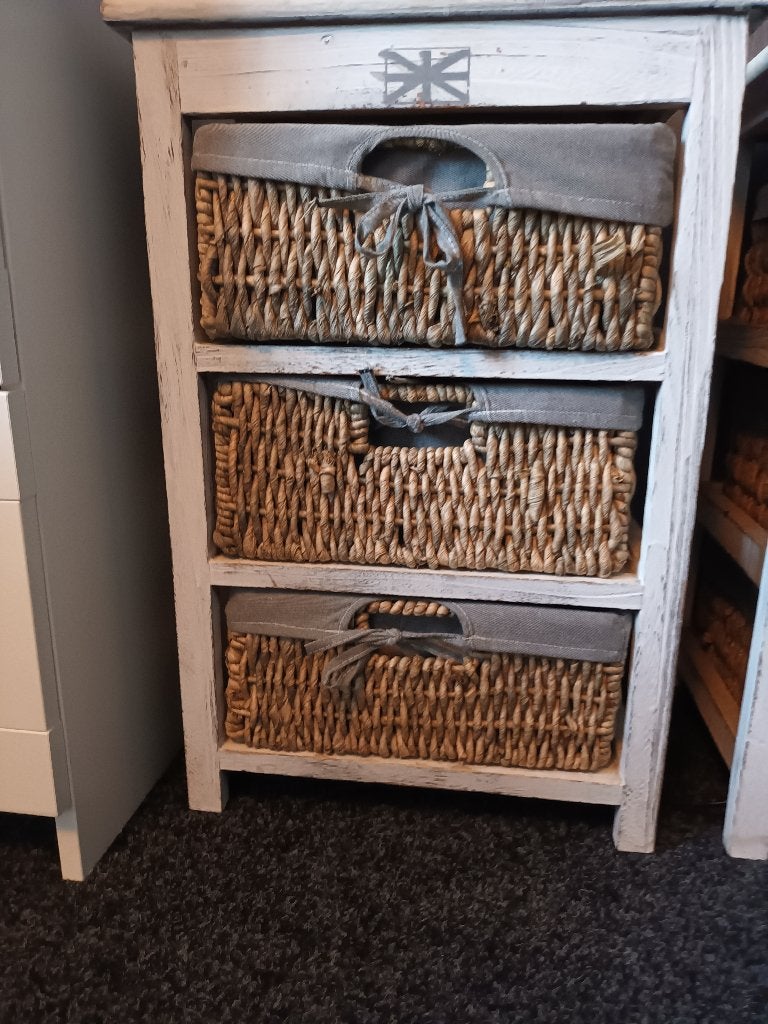 2 mooie nachtkastjes., Ophalen, Overige materialen, Gebruikt, Minder dan 45 cm