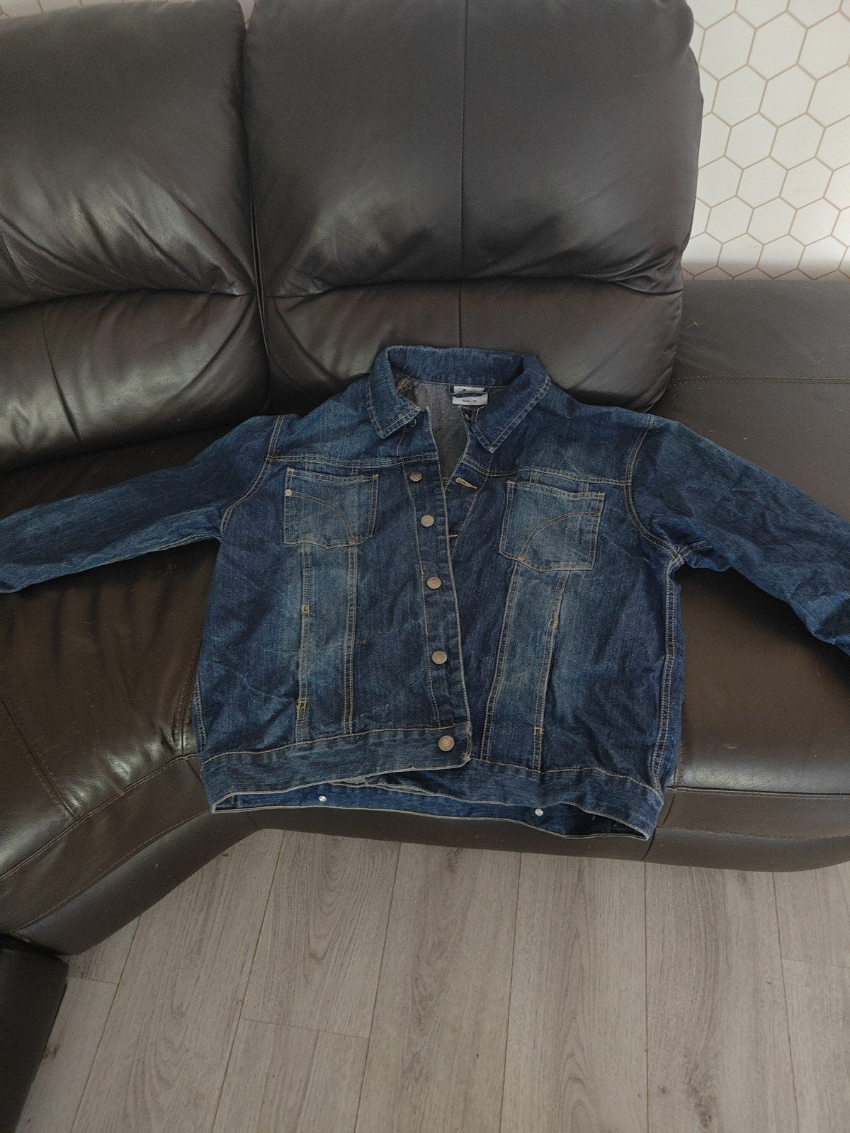 Stoere Camargue denim jas - Maat 56, Kleding | Heren, Blauw, Camargue, Ophalen of Verzenden, W40 - W42 (confectie 56/58)