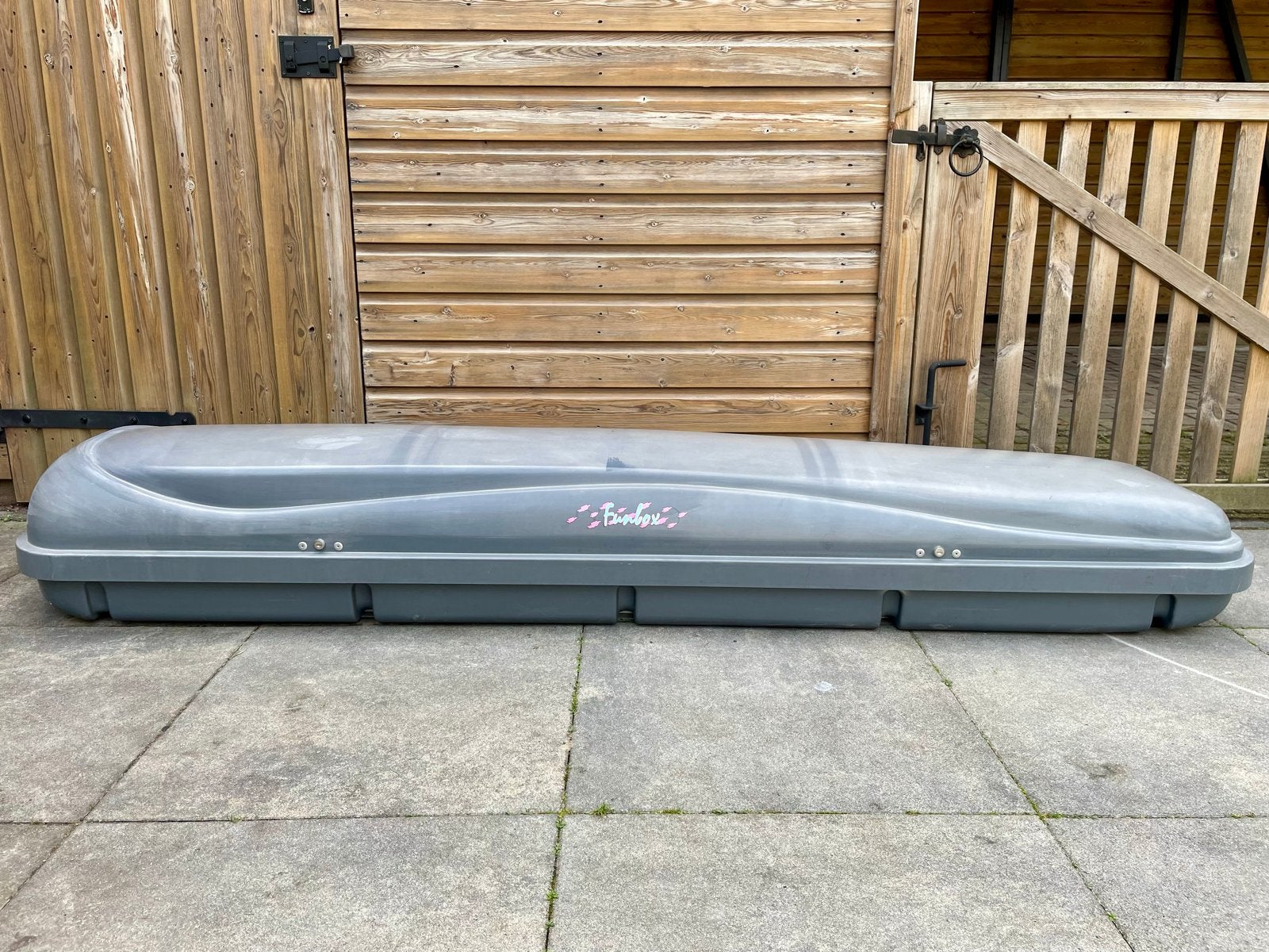Hapro Funbox Skibox / Dakkoffer - 225cm lang, 45cm breed, Ophalen, Gebruikt